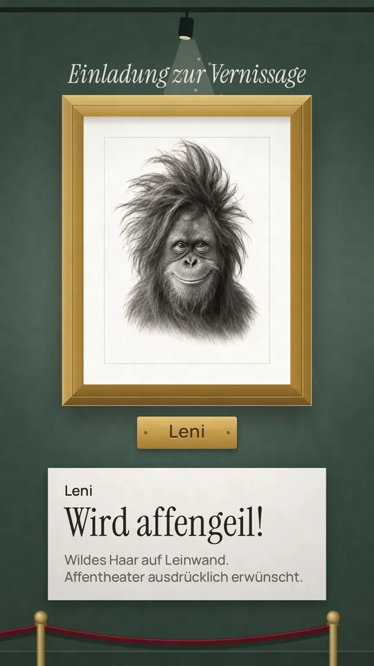 Vorschau: Orang-Utan · Wird affengeil!